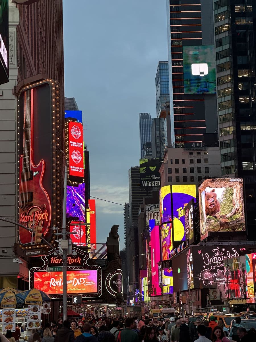 Les lumières de Times Square
